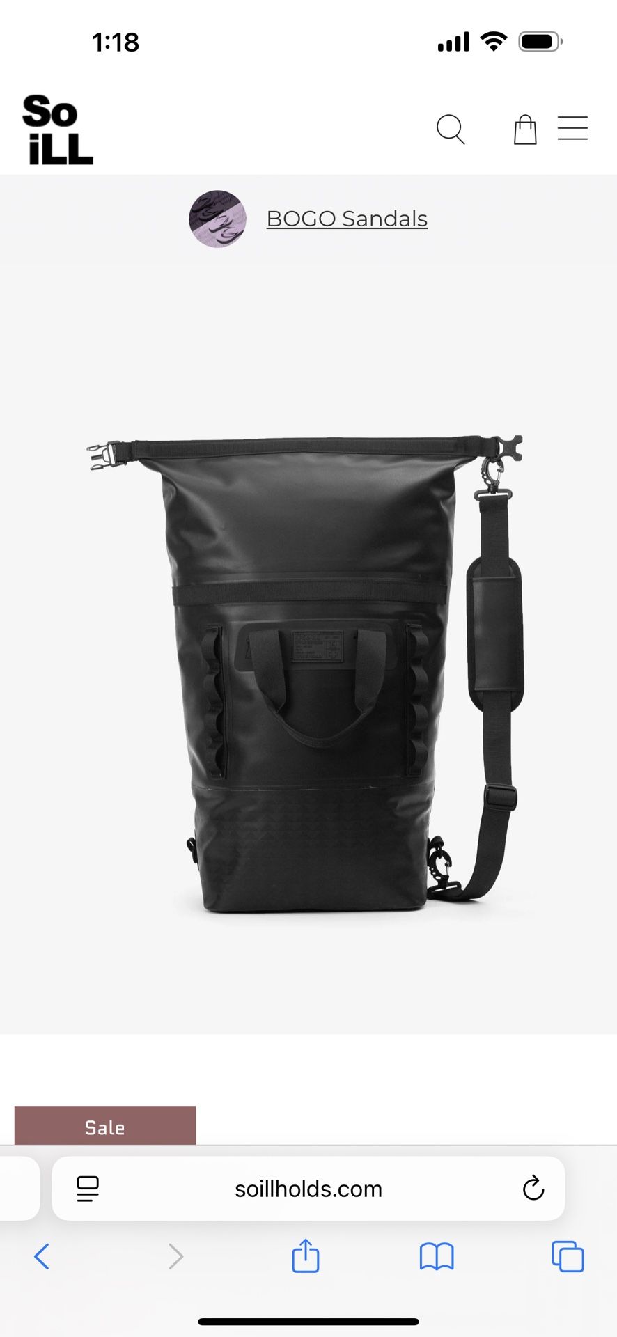 On The Roam So iLL Dirt Bag 25L *NEW*