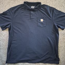 Carhartt Polo Style Shirt Men Sz 3XL