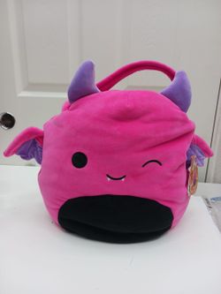 Squishmallows Wakisha Pink Bat Halloween Treat Pail Plush 12” – Jazwares 2024