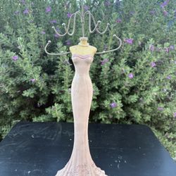 Pink Evening Gown Necklace Holder!
