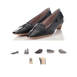 Prada black city loafers shoes