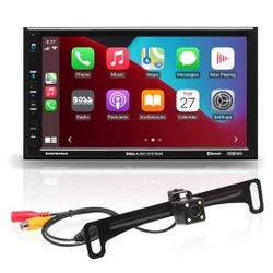 BOSS Audio Systems BVCP9700A-C Car Stereo System - Apple CarPlay, Android Auto, 7 Inch Double Din, Touchscreen, Bluetooth Audio and Calling Head Unit,