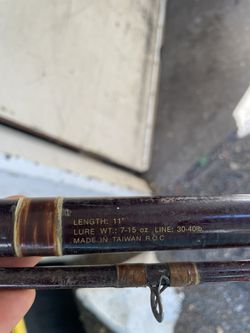 Vintage Diawa Sturgeon Fishing Rod And Reel 11 for Sale in