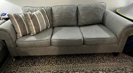 3 seats couch with foldable built in bed and 2 seat couch
