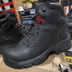WOLVERINE WORK BOOTS 🥾 STEEL TOE /  SIZE (9) ONLY