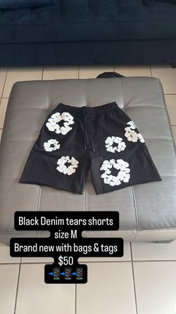 Denim Tears Black Shorts Size Medium