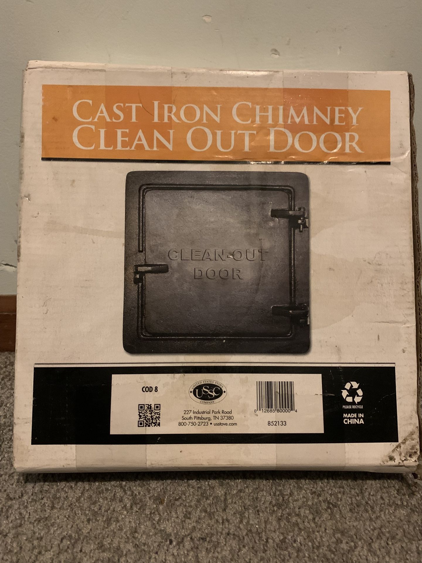 8x8 Chimney Clean Out Door
