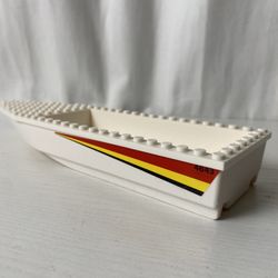 Lego City 2011 White Power Boat Transporter 92710c02 Hull Unitary 28x8 ( Rare Retired Collectors Item!)