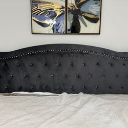 King Velvet Bed Frame