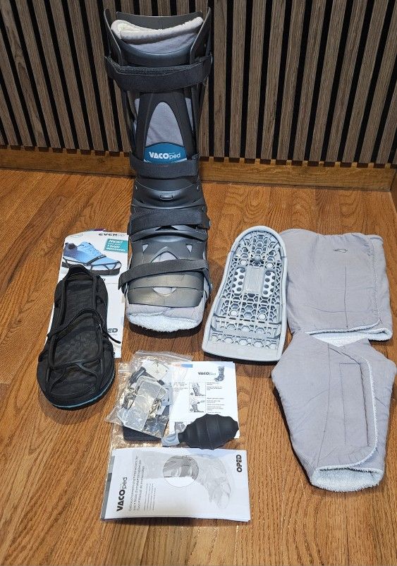  VacoPed CAM Boot for Ankle Achilles Rupture Tall Adjustable Walking LARGE+EVENup The Authentic Shoe Balancer Size Large