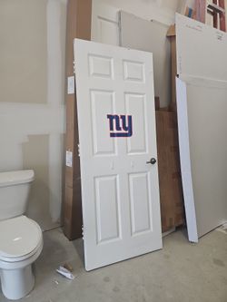 Heavy solid wood door