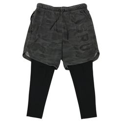 ASRV DSG-0194 TrainLite Legging Liner Shorts Mens Small S Camo 2 in 1 Training