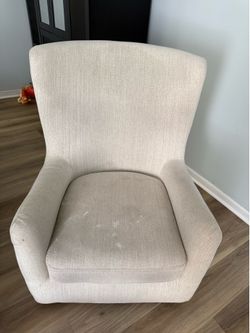 Evolur Sage Upholstered Plush Seating Swivel Glider, Rocker in Thunder, Ergonomic Design, Easy Assembly Glider, Easy to Clean, Solid Metal Frame, Glid