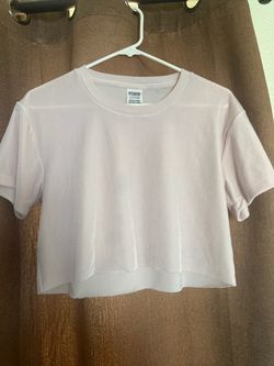 Light Pink Crop T-Shirt