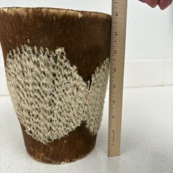 African handmade double headed cowhide drum
