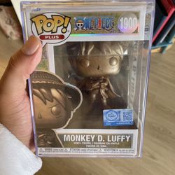 One Piece - Funko Pop Monkey D. Luffy Bronze Statue