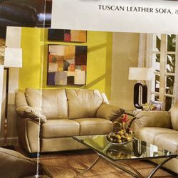 Loveseat and Matching Chair (taupe)