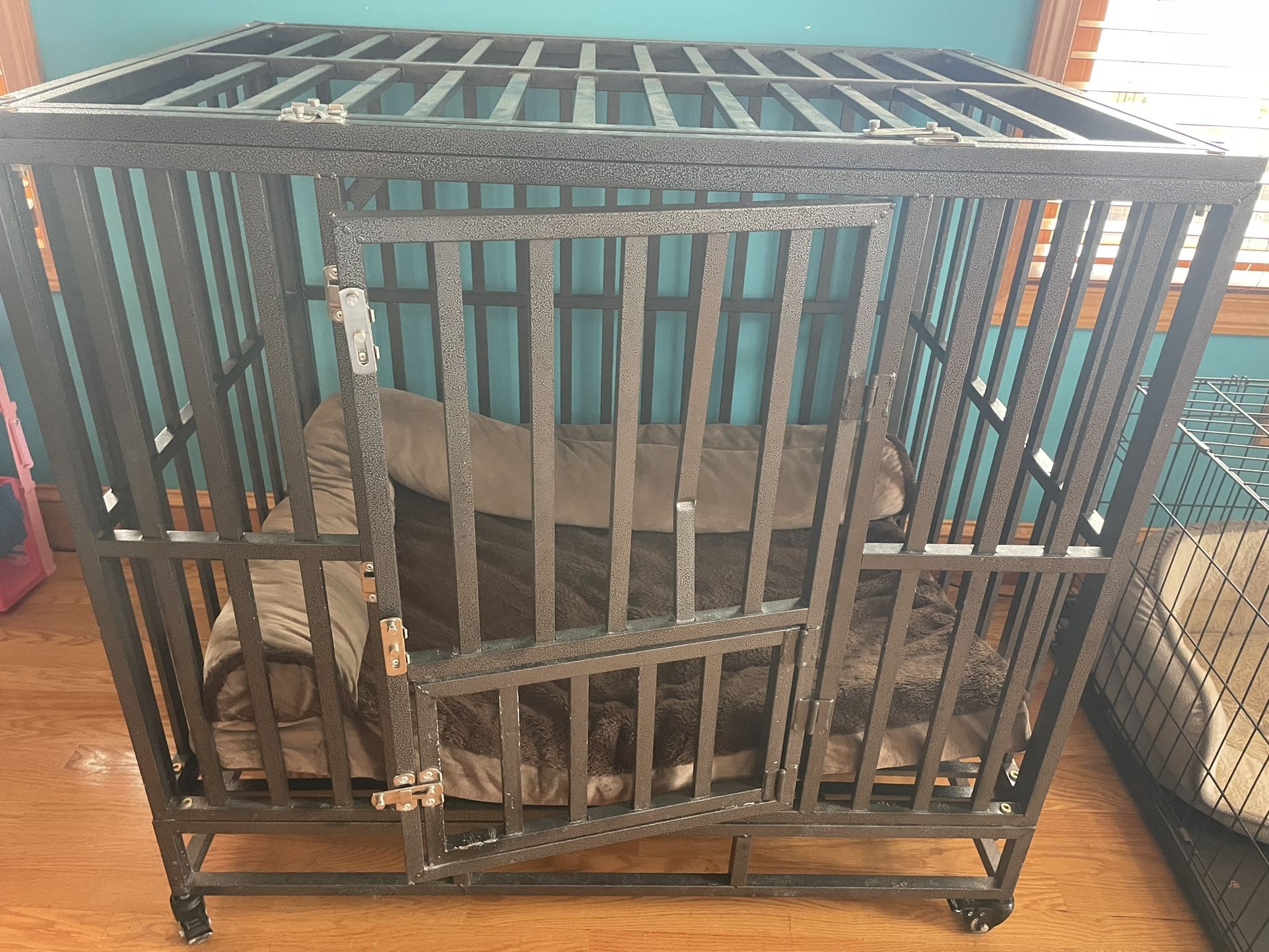 Steel Dog Crate (Large breed) $200