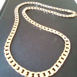 Gold Deep Plated Thick Curb Necklaces Chain Jewelry