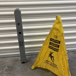 SPILL MAGIC 230SC Pop Up Safety Cone,Yellow, Used