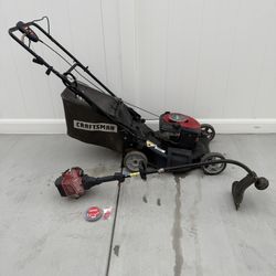 Craftman Weed Wacker & Mower PACKAGE DEAL OBO