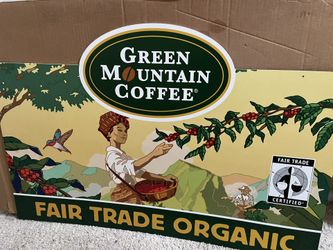 Green Mountain Coffee Sign