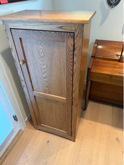 Solid oak hutch