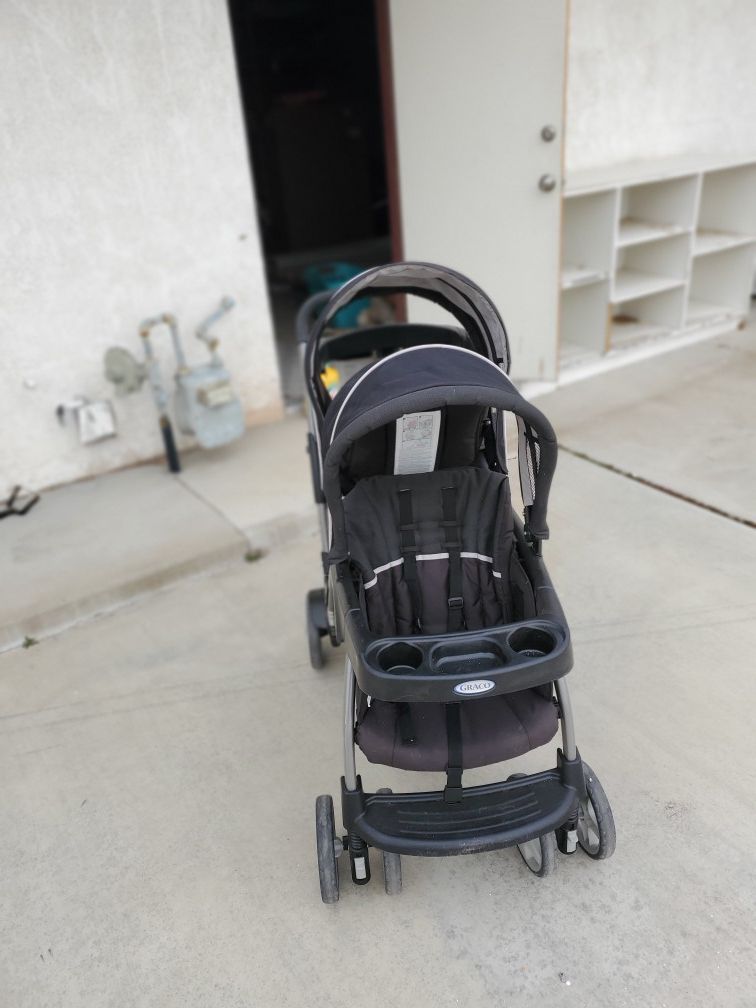 Graco ready 2 grow double stroller Need To Sell!