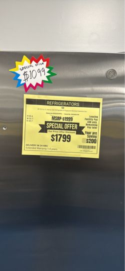 23.0 cu. ft. Side by Side Refrigerator in Fingerprint Resistant Stainless Steel, Standard Depth