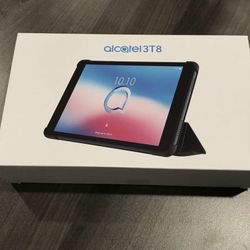 Alcatel 3T8 Model 9032T (32gb) 8" Tablet with Calling 4G LTE GSM Unlocked- Black