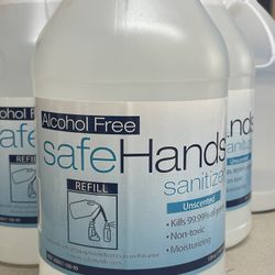 Alcohol Free Sanitizer - Safe Hands Brand Refill’s x15 bottles With Squirter 