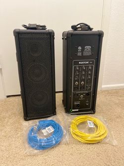 (Pair) 2x Kustom PA50 Portable PA Speaker System