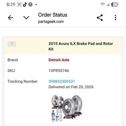 2014-2015 Acura ITX rotors and ceramic brakes  kit