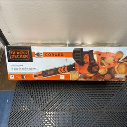 Black+Decker electric Chainsaw 