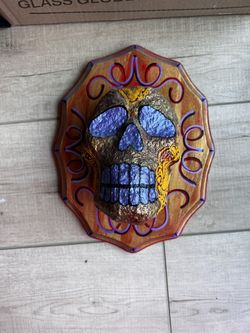 Papier-mâché Dia De Los Muertos Decor Wall Mount