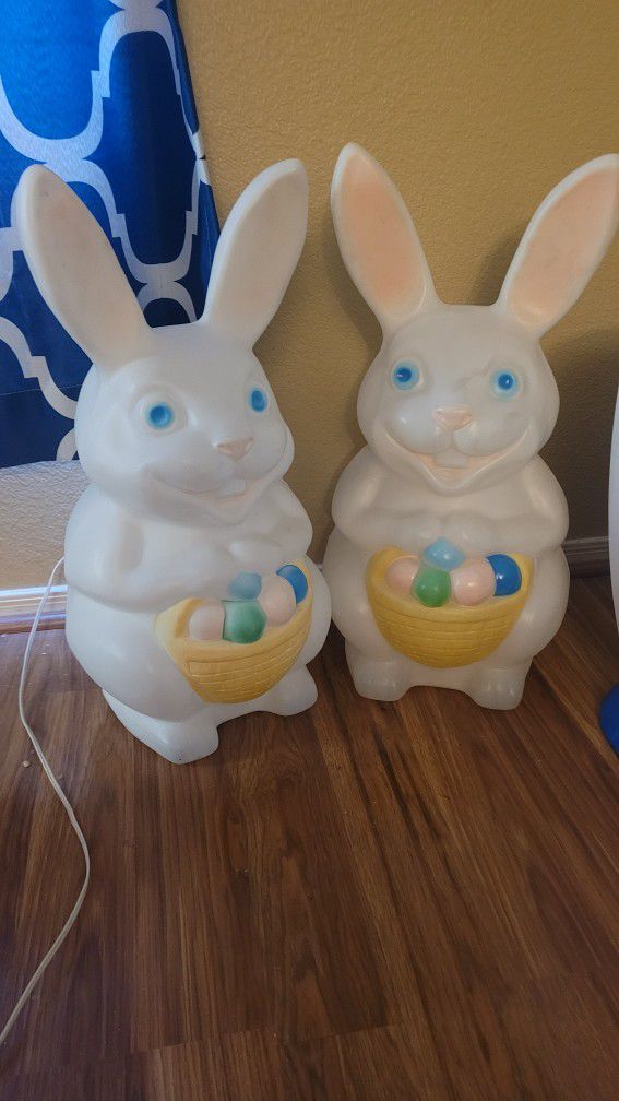 Blow Mold Bunny's 