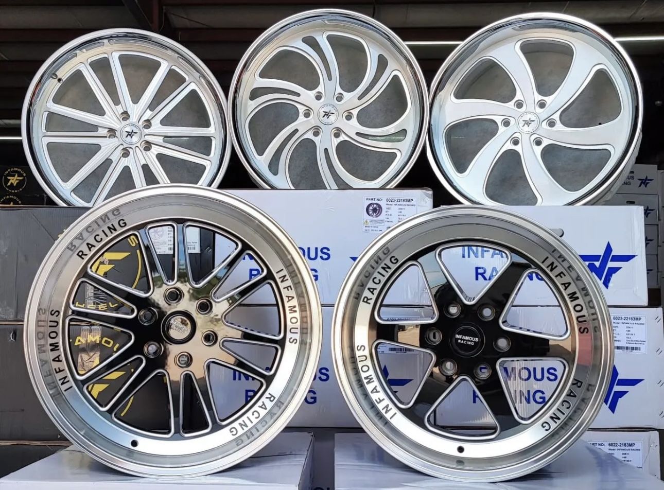 Infamous Wheels 24” 22” 20” Staggered