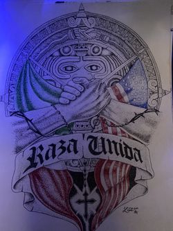 Chicano Arte Original Drawings
