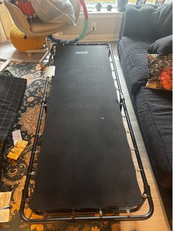 Camping cot W/ cushion