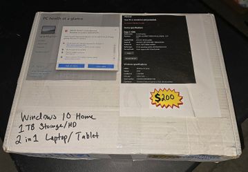 Lenovo Edge 2-1580 (2 In 1 Laptop/ Tablet) Windows 10 Home