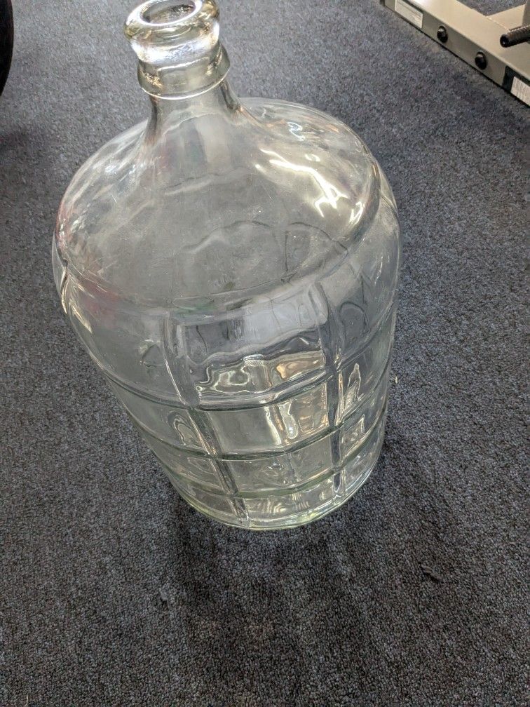 Antique Glass Water Bottle