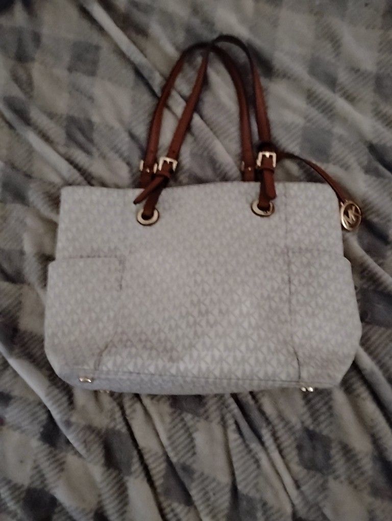 Michael Kors Jet Set Travel Medium Double Pocket Tote