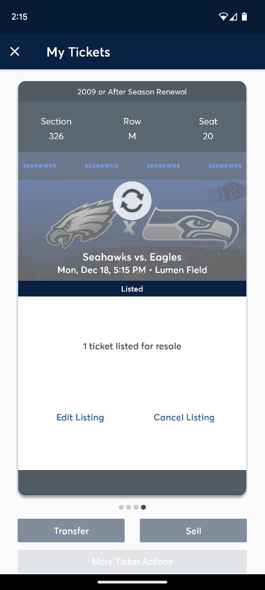Seahawks Monday Night Football