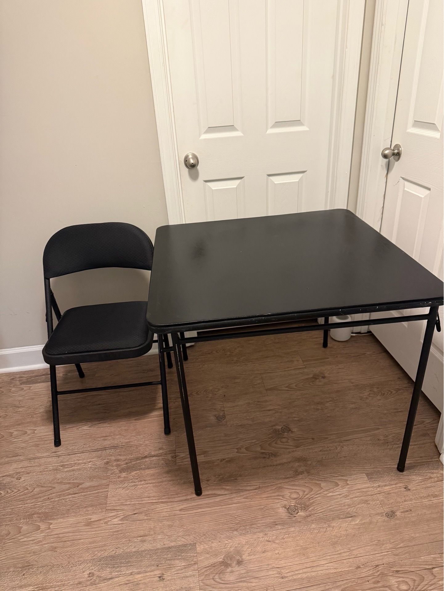 Card table and 4 chairs