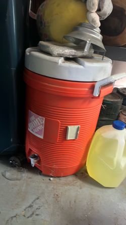 Home Depot Jug Orange