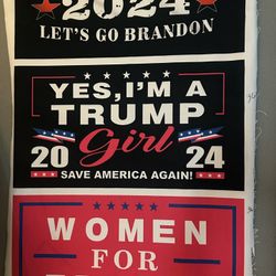 MAGA TOWELS Aprons , Veterans Tote Bags And Flags .