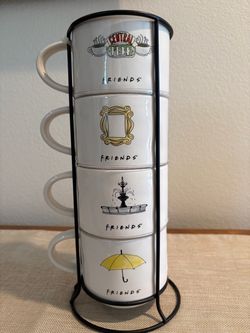 FRIENDS Central Perk Rae Dunn Coffee and Tea Mug Set