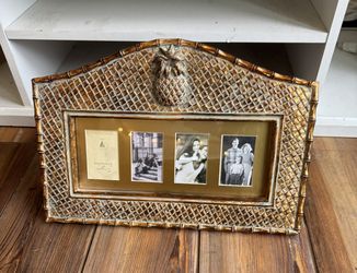 ezine Pineapple Panoramic Picture Frame 14" x 9.5" Bronze 