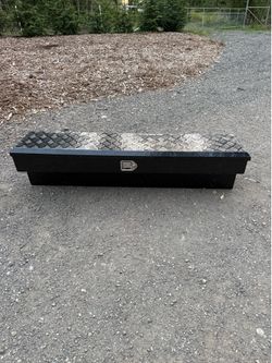 60" Truck Bed Tool Box Aluminum for Pickup,RV,Trailer, Storage Organizer w/ Keys
