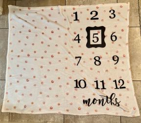 Milestone Blanket with Number Frame